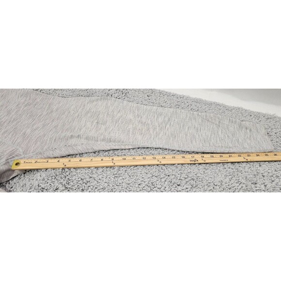 Lululemon Womens Leggings Train Times Gray Mesh 7/8 Ankle High Rise Yoga Size 10 - Picture 14 of 15